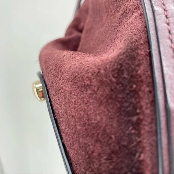 Coach maroon leather Drifter Carryall satchel bag No. 38389 - Picture 11 of 16